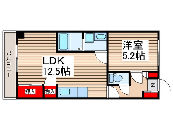 第２山田ハイツの物件間取画像